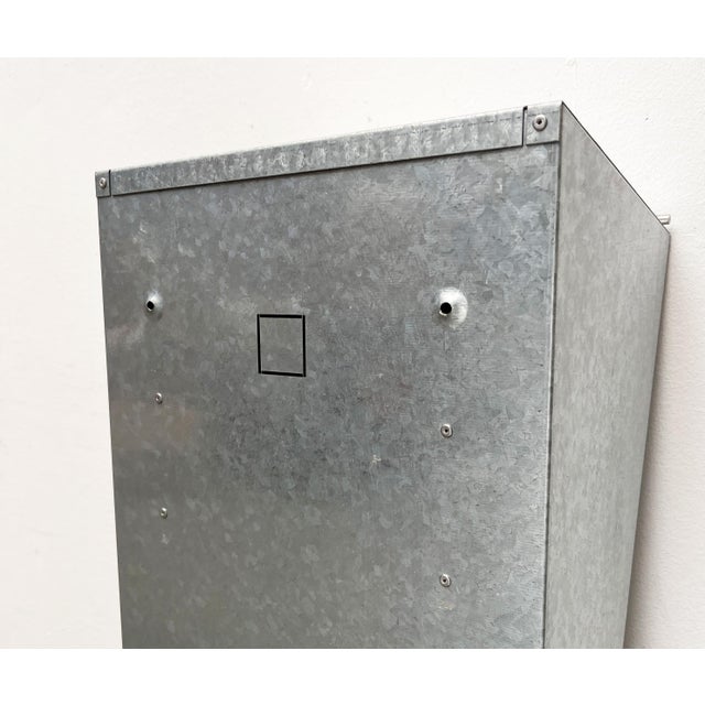 Postmodern German Metal Wall Shelf from Radius Design, 1980s