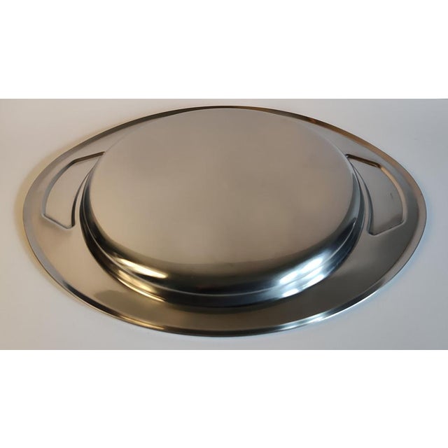 Contemporary Stainless Steel Tray by Zepter For Sale - Image 3 of 4
