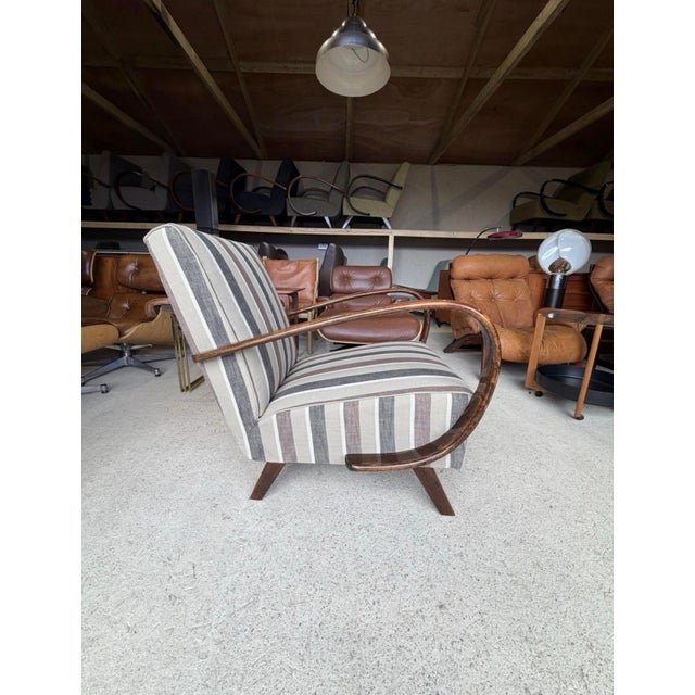 Bentwood Lounge Chair by Jindrich Halabala For Sale - Image 18 of 18