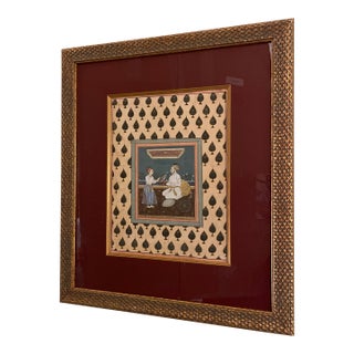 Antique Hand-Painted Shahnamah the Book of Kings Indian For Sale