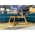 Mid-Century Modern Restored Mid-Century Modern Heywood Wakefield 392 G Wheat Finish Coffee Table For Sale - Image 3 of 9