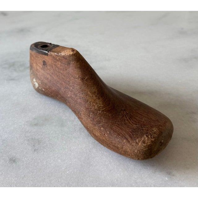 Mid 20th Century Vintage Wooden Shoe Form or Shoe Last For Sale - Image 5 of 10