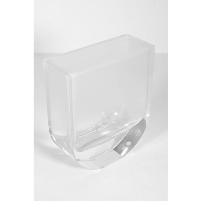 Contemporary Moser Four Seasons "Winter" Signed Hand-Blown Vase For Sale - Image 3 of 5