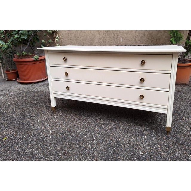 White Model D154 Dresser by Carlo De Carli Rosso for Luigi Sormani, 1960s For Sale - Image 4 of 10