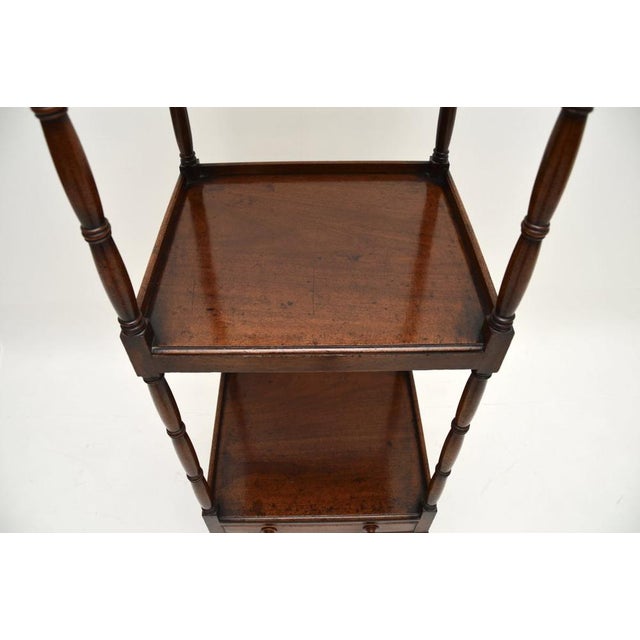 Wood Antique Georgian Whatnot Stand, 1820 For Sale - Image 7 of 11