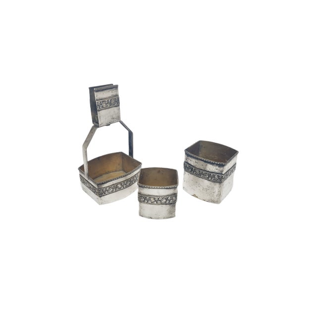1930s Art Deco German Smoker Set, 1930s, Set of 3 For Sale - Image 5 of 18