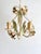 Vintage Painted Tole Floral Chandelier, 1950s For Sale - Image 10 of 10
