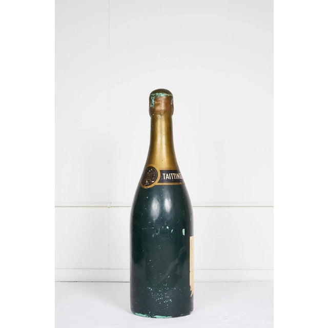 Mid 20th Century Large Vintage French Taittinger Bottle Prop For Sale - Image 5 of 10