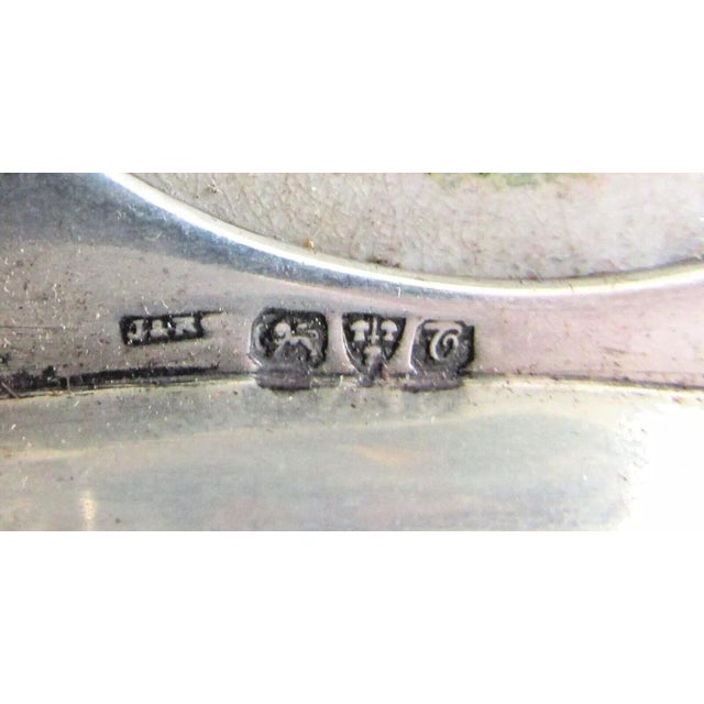 1920s Victorian Sterling Silver J&R Hand Painted Ashtray the Rivals by Victor Venner For Sale - Image 4 of 8