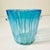 1960s Vintage Italian Hollywood Regency Pablo Venini Murano Glass Ice Bucket With Petite Bubbles For Sale - Image 6 of 10