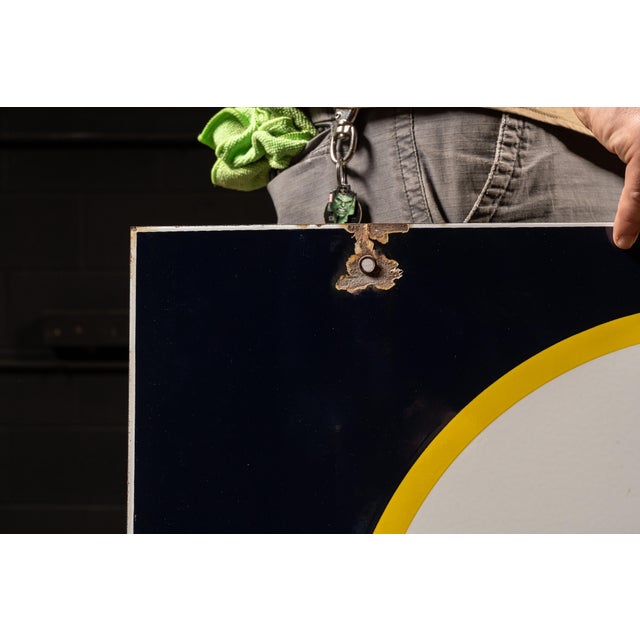 Vintage Opel Service Station DSP Sign For Sale - Image 4 of 12