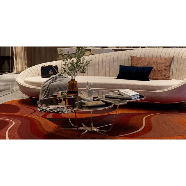 Kanzashi 145 Coffee Table from Alma De Luce For Sale - Image 6 of 8