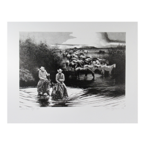 Tom (Thomas) Ryan Soaking Up C. 1970 Reproduction Print