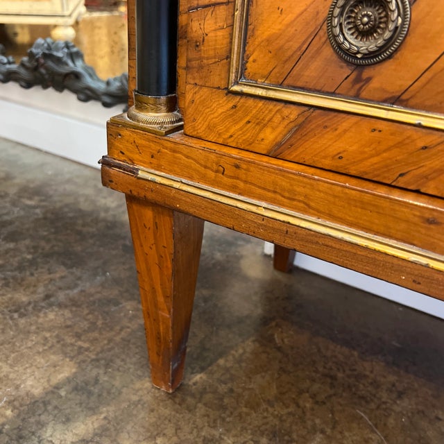 Wood Small Italian Chest With One Small Drawer and Two Larger Drawers For Sale - Image 7 of 13