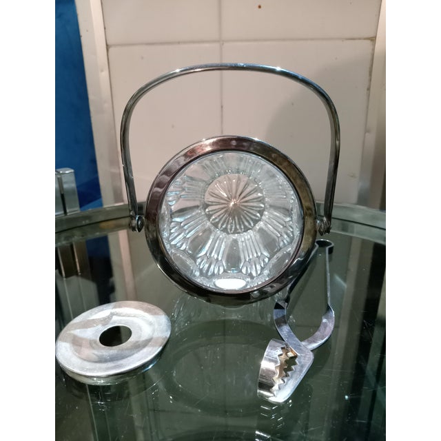 Sheffield Crystal Ice Bucket, 1960s For Sale - Image 3 of 7