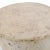Tuscan Cream Round Side Table 17" For Sale In Los Angeles - Image 6 of 10
