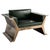 "Alphacute" Club Chair with Bronze, Handcrafted Bizimyer Furniture. Unmatched. Unrivalled. Designed by Hasan Samet...