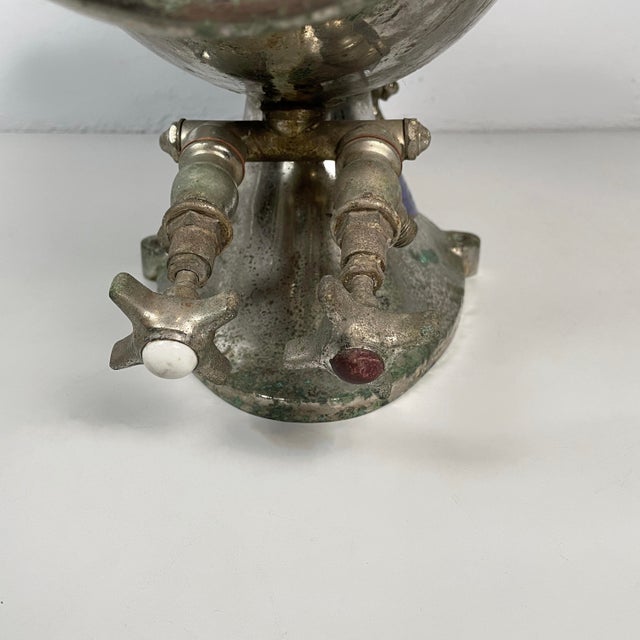 Vintage Italian Steel Soda Water Dispenser by Esperia, 1930s For Sale - Image 10 of 18