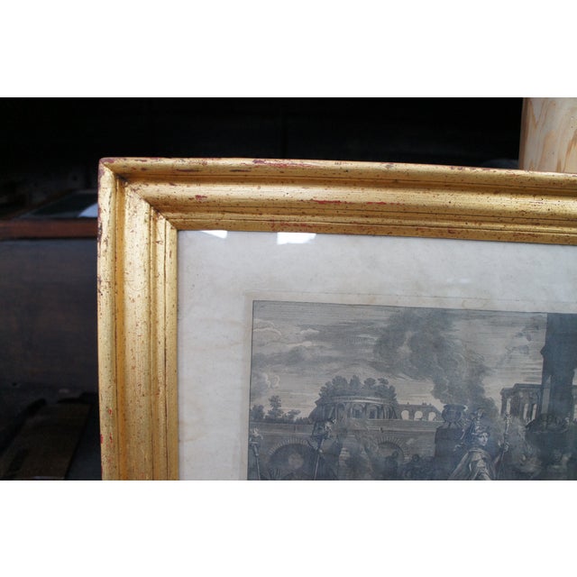 Early 20th Century Trevor James Co Framed Etching Alexander Entering Babylon After Charles Le Brun For Sale - Image 10 of 12