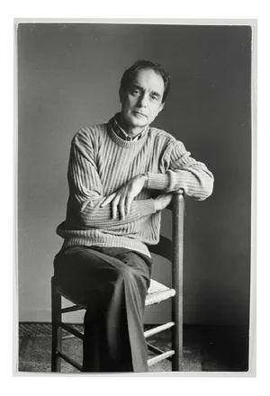 Elisabetta Catalano, Italo Calvino, 1980, Silver Gelatin Print
