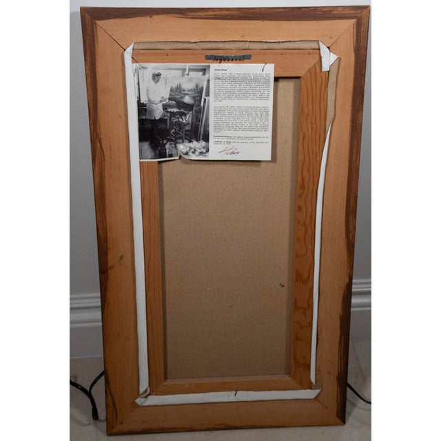 Mid 20th Century Mid 20th Century Heinz Ross - (B1928 - ?) - German - Oil on Canvas - Coo - 16 1/2" W X 29" H For Sale - Image 5 of 6