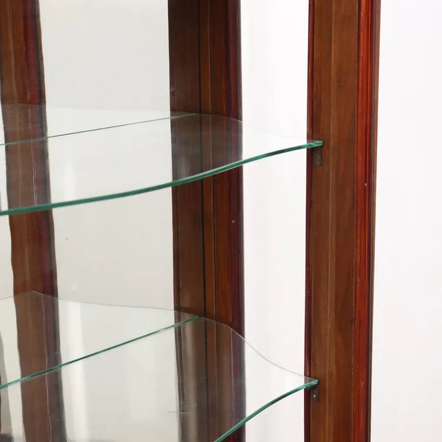 Showcase in Mahogany and Glass For Sale - Image 5 of 9