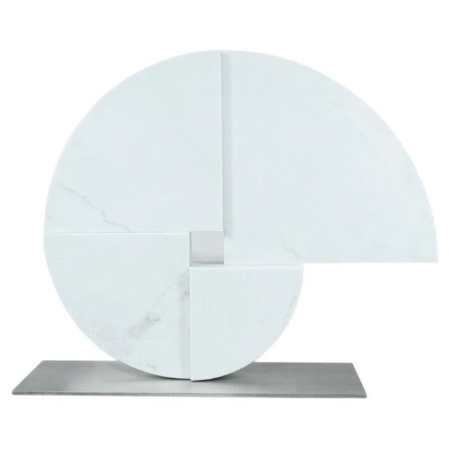 Large Marble Sculpture by Angelo Mangiarotti for Skipper, Italy, 1980s For Sale - Image 15 of 15