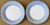 English Porcelain Blue and White Basketweave Plates for Salad, Cake or Hors d'Oeuvres - Set of 12 For Sale - Image 9 of 16