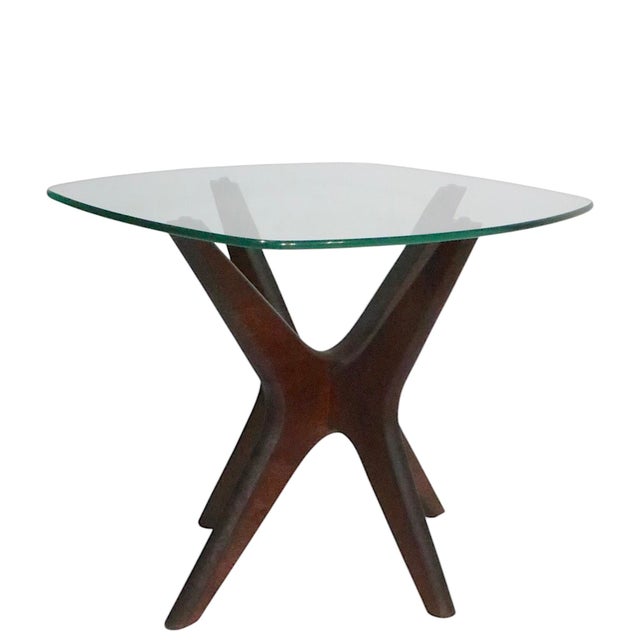 Craft Associates Pr. Mid Century Jack End Tables by Adrian Pearsall for Craft Associates C. 1950/60's For Sale - Image 4 of 10