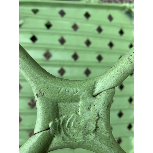 1950s Hall Bradley for Brown Jordan Top-Tier Line of “Calcutta”, Solid Cast Aluminum 5 Piece Patio Dining Set, Attributed For Sale - Image 12 of 12