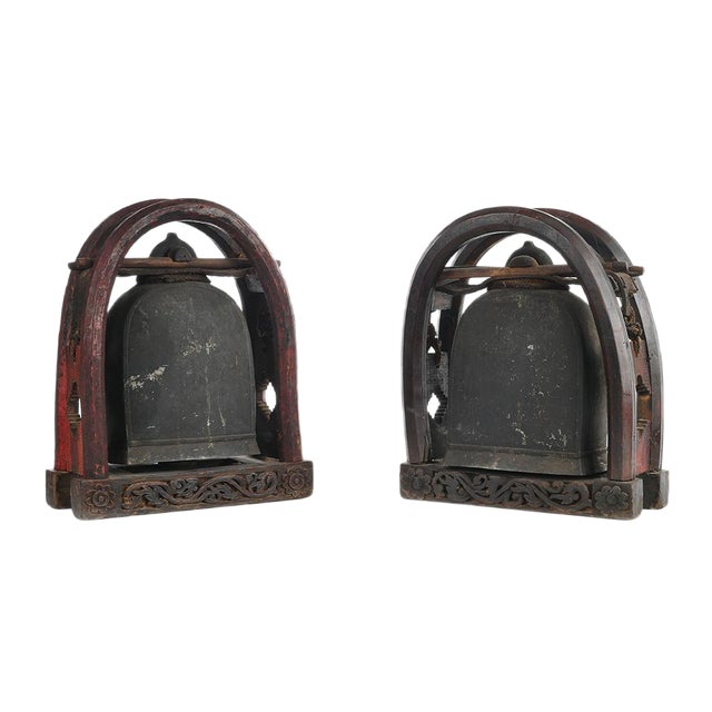 19th Century Elephant Bells, Set of 2 For Sale