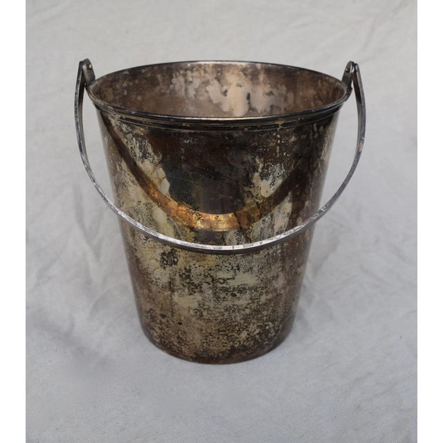 Mid 20th Century Silver Over Copper Ice Bucket For Sale - Image 12 of 12
