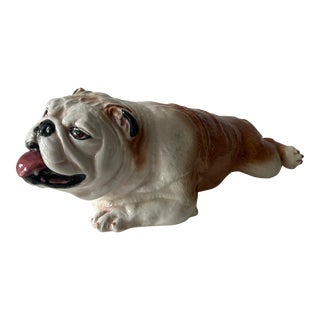 Mid 20th Century “The Townsends” Bulldog Ceramic Sculpture For Sale
