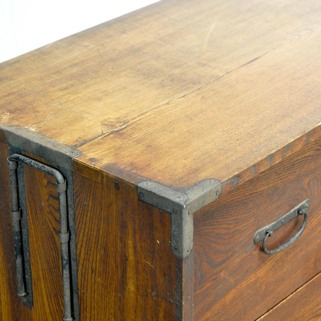 Late 19th Century Japanese Tansu Chest of Drawers, 1870 For Sale - Image 5 of 10