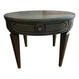 Vintage Mersman Round Side Table For Sale