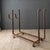 Large Hammered Steel Firewood and Kindling Rack With Rustic Patina For Sale - Image 9 of 16