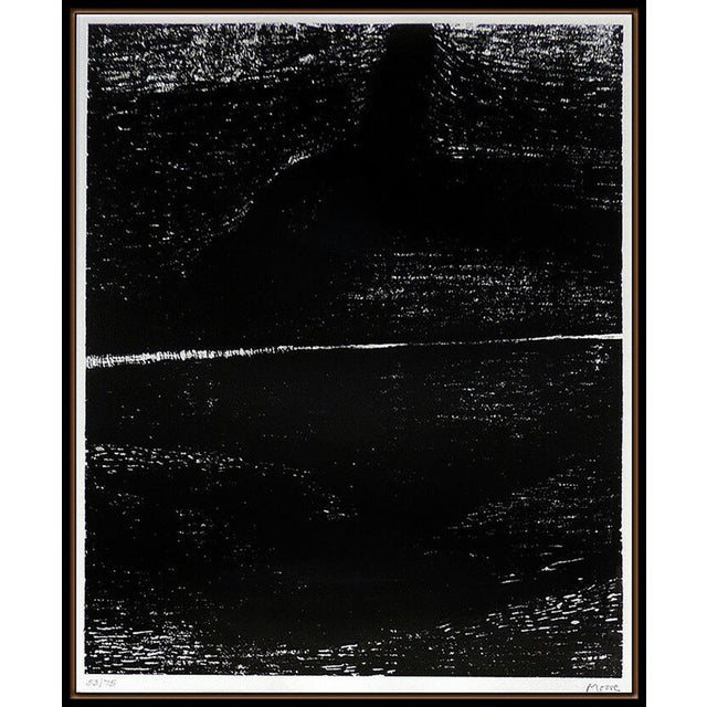 Message us to inquire about custom framing options! (Included for free with every purchase) The piece, one of his nicest...