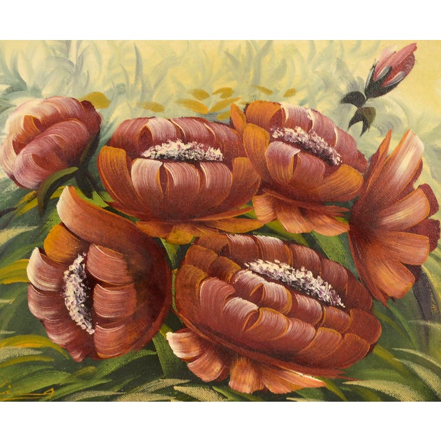 Red Poppies, Vintage Botanical Garden Floral Still-Life Colorful vintage botanical still-life of red poppies by M. Tokira...