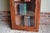 Antique Oak Biedermeier Wall Corner Cupboard For Sale - Image 4 of 11