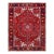 1960 Red Vintage Bohemian Persian Rug For Sale