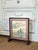Wood 1960s Asian Hand-Painted Landscape Tabletop Screen | Traditional Oriental Desk Decor For Sale - Image 7 of 11