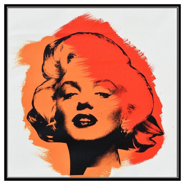 Message us to inquire about custom framing options! (Included for free with every purchase) The artwork here, "Marilyn...
