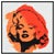Message us to inquire about custom framing options! (Included for free with every purchase) The artwork here, "Marilyn...