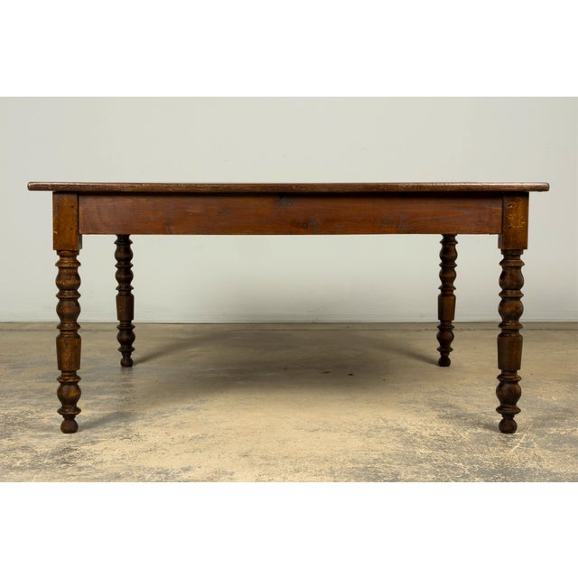 Mid-19th Century French Louis Philippe Oak Table For Sale - Image 4 of 16
