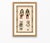 Atelier Aria Lumae Hopi Kachina Ritual Figures Companion Three Piece Gallery Board Set 18" X 27" For Sale - Image 18 of 18