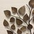 Vintage Deco Metal Leaf Textured Wall Decor For Sale - Image 9 of 11