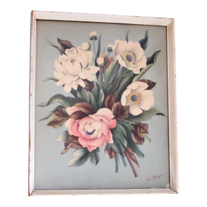 Early 20th Century Floral Still Life Print