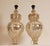 Vintage Silver Table Lamps Glass Baluster Vase Lamps Faux Mercury Modern Lamps - A Pair For Sale - Image 10 of 13