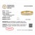 Metal IGI Certified 14K Yellow Gold Plated Sterling Silver 10.0 Cttw Diamond 4 Row Tennis Bracelet For Sale - Image 7 of 7