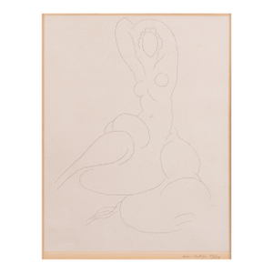 'Nu Pour Cleveland' After Henri Matisse, 1932, Chine-Collé Etching, 56/250, Artist Signed